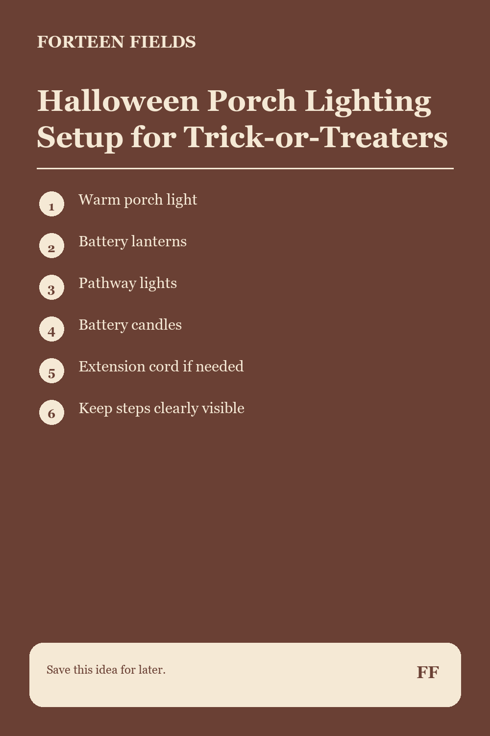 Halloween Porch Lighting Setup for Trick-or-Treaters